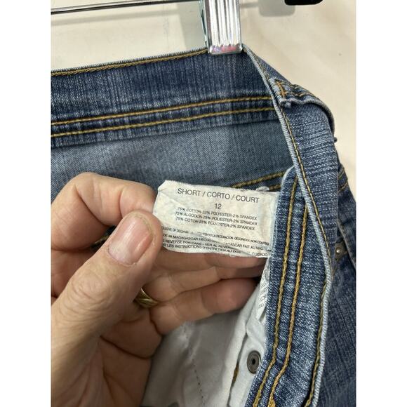 Gloria Vanderbilt Womens Size 12 Dark Wash Short Jeans - Picture 6 of 13
